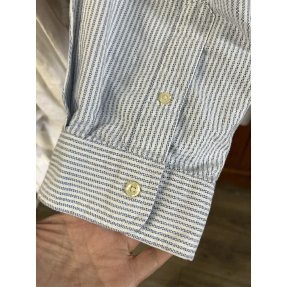 Mens Polo Ralph Lauren Big & Tall L/S Oxford Button Down Shirt Sz 5XB